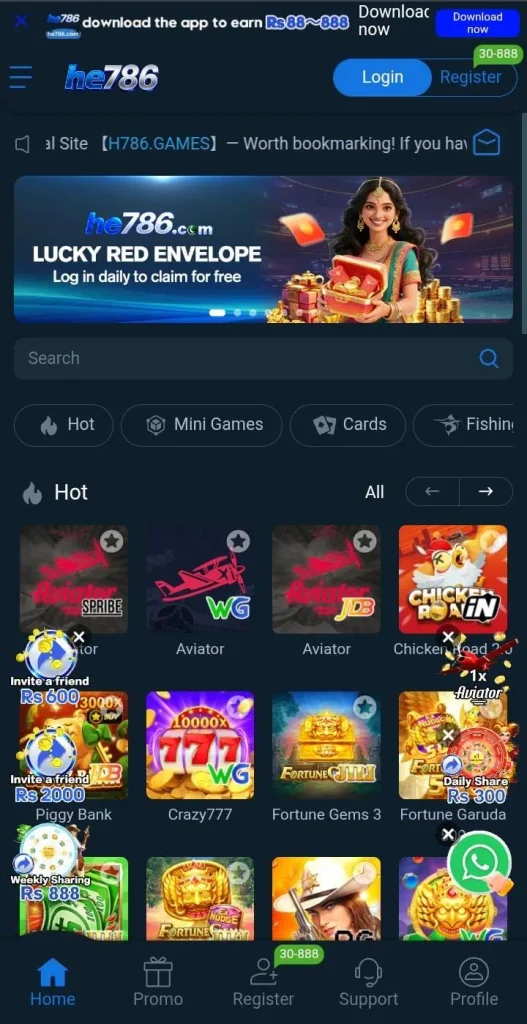 he786 game lobby